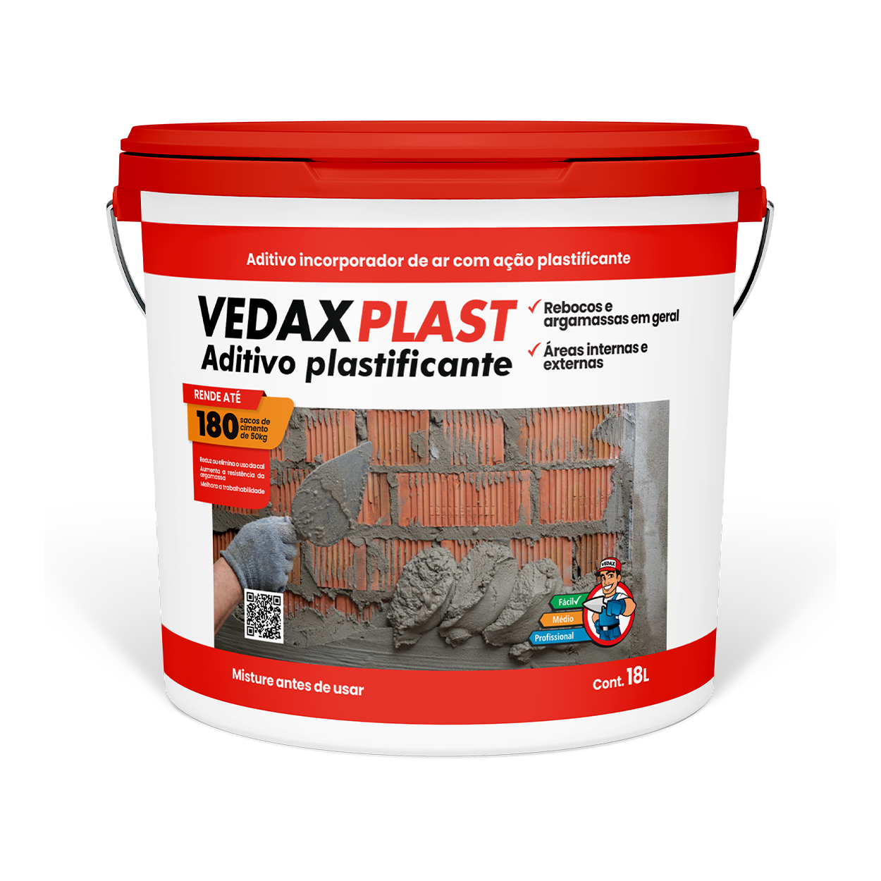 PLASTIFICANTE VEDAX PALST 3,6L