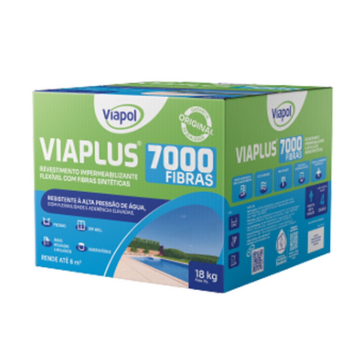 IMPERMEABILIZANTE VIAPOL VIAPLUS 7000 18KG