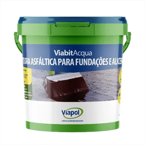 TINTA ASFALTICA VIAPOL VIABIT ACQUA 3,6L