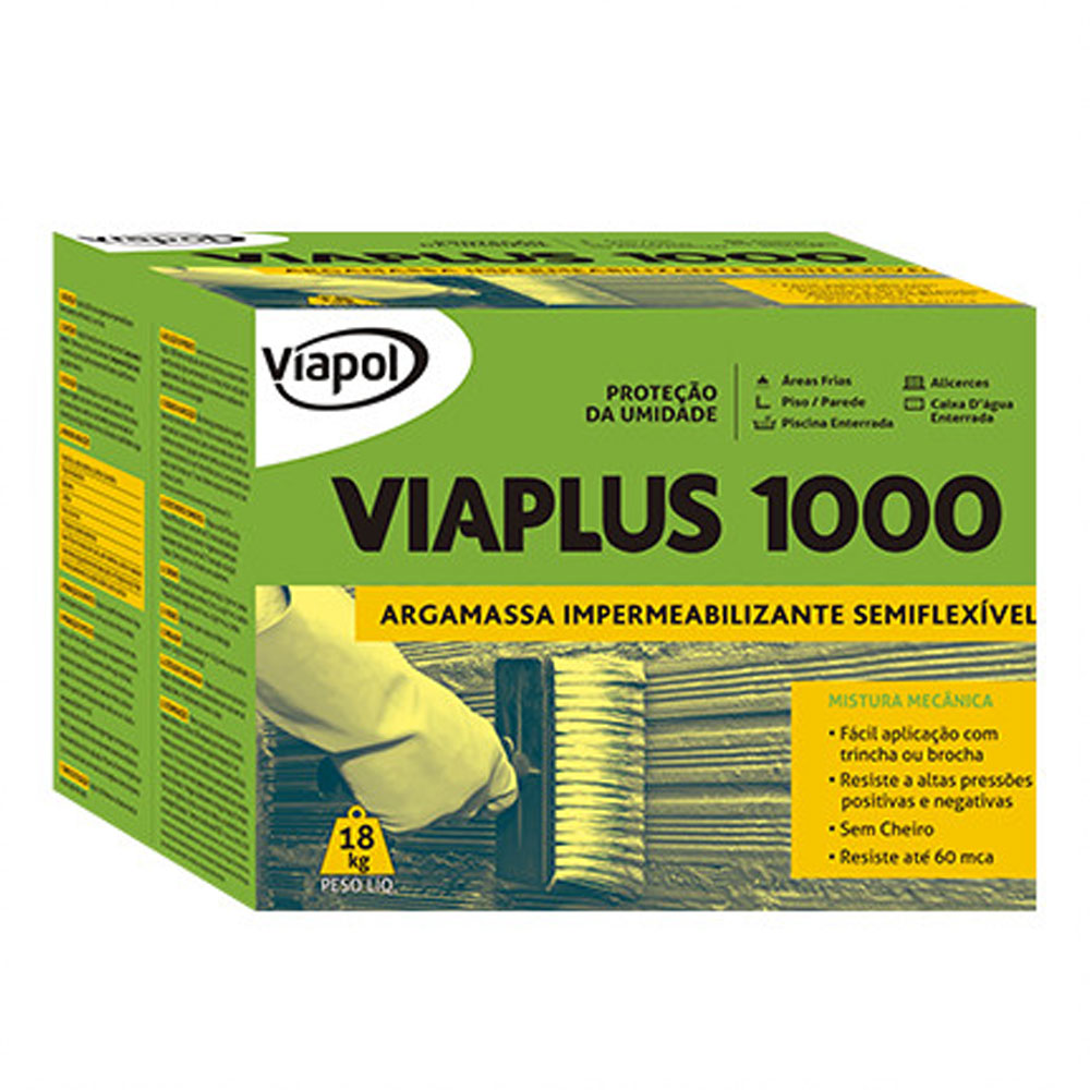 IMPERMEABILIZANTE VIAPOL VIAPLUS 1000 18KG