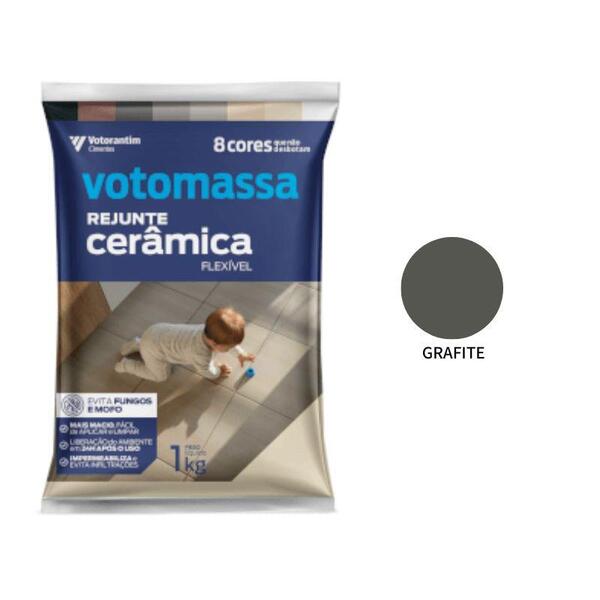 REJUNTE VOTOMASSA 1KG GRAFITE