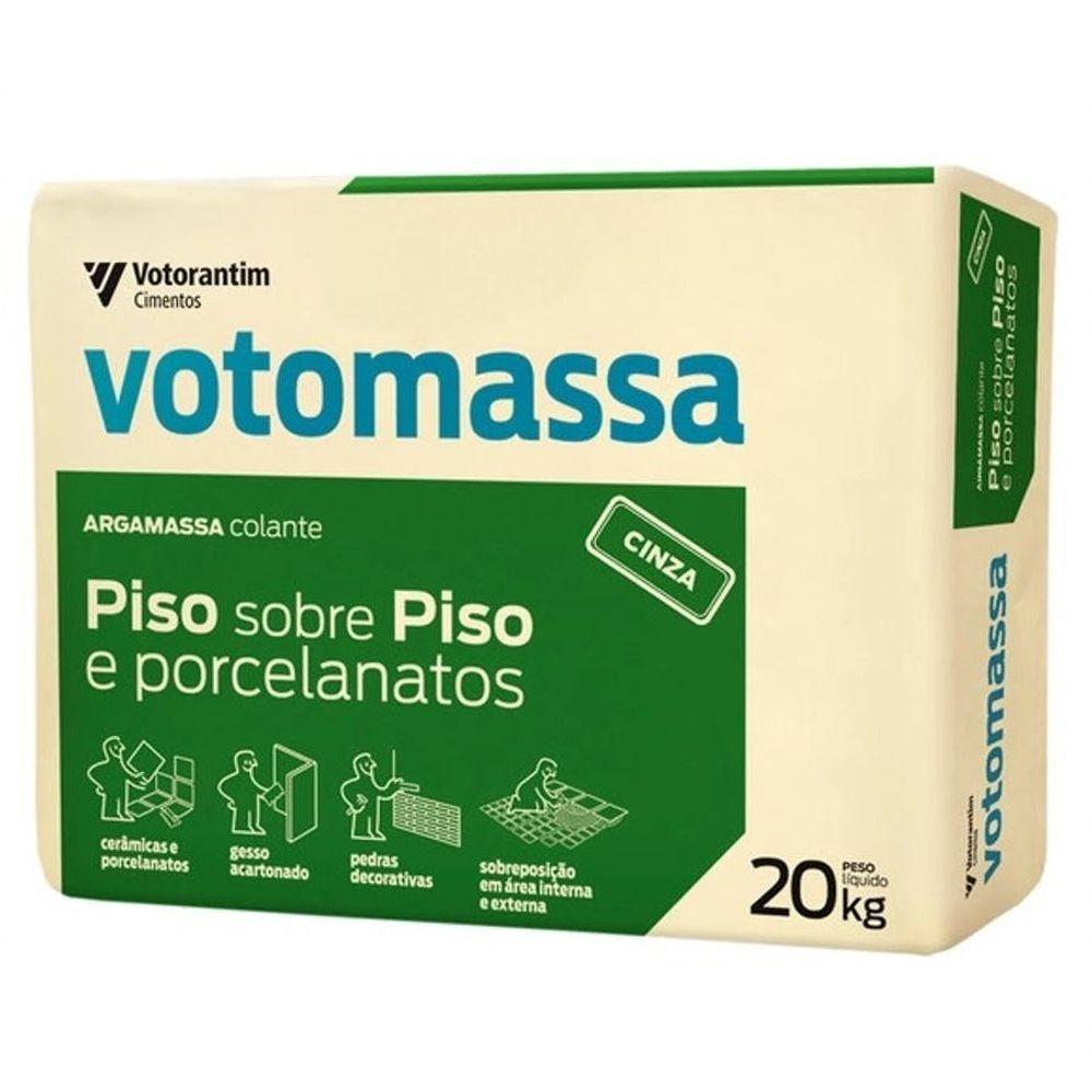 ARGAMASSA VOTOMASSA 20KG AC-III 10X1 PISO SOBRE PISO CINZA