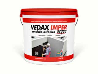 TINTA ASFALTICA VEDAX IMPER ACQUA 18L