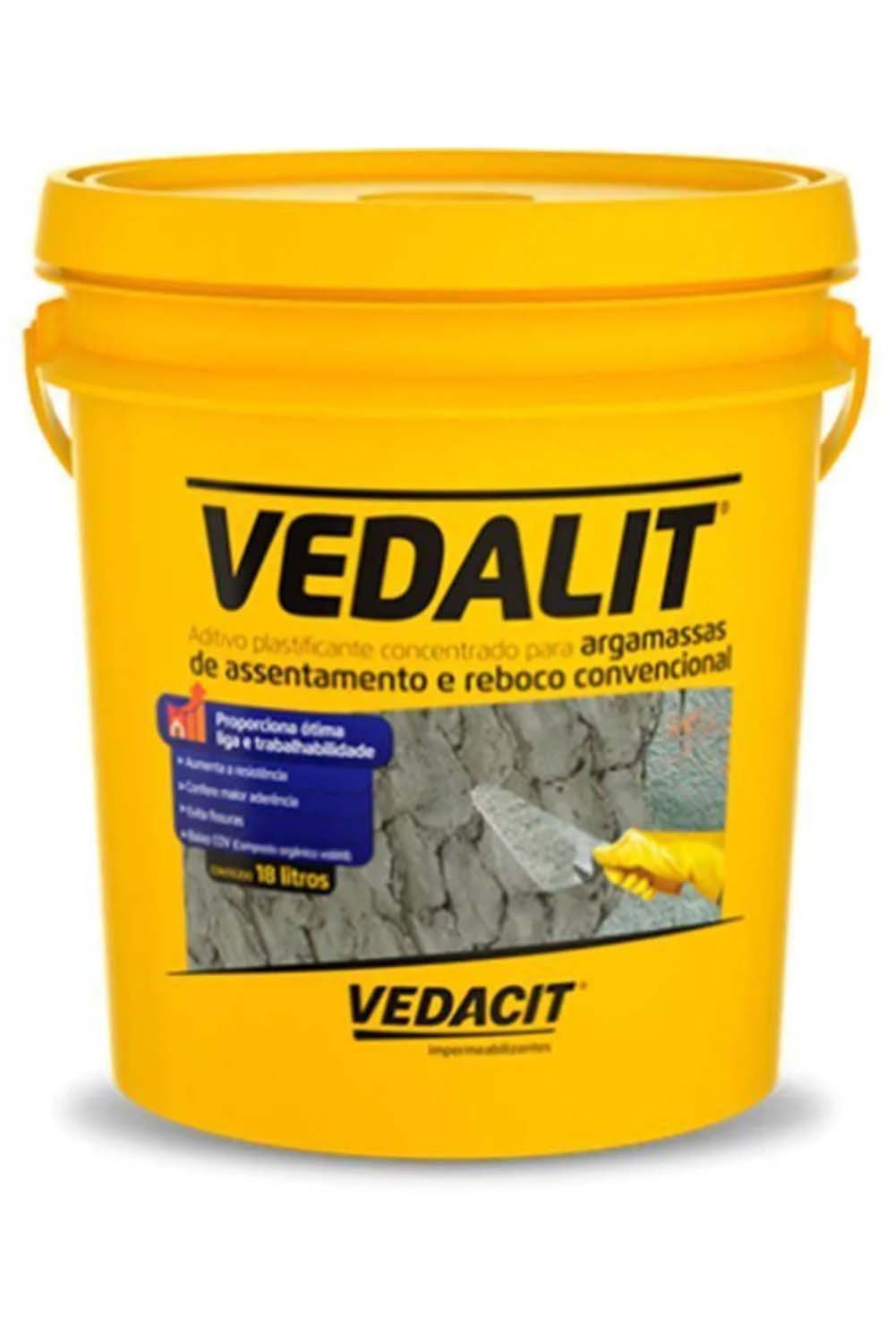PLASTIFICANTE VEDACIT VEDALIT 18L