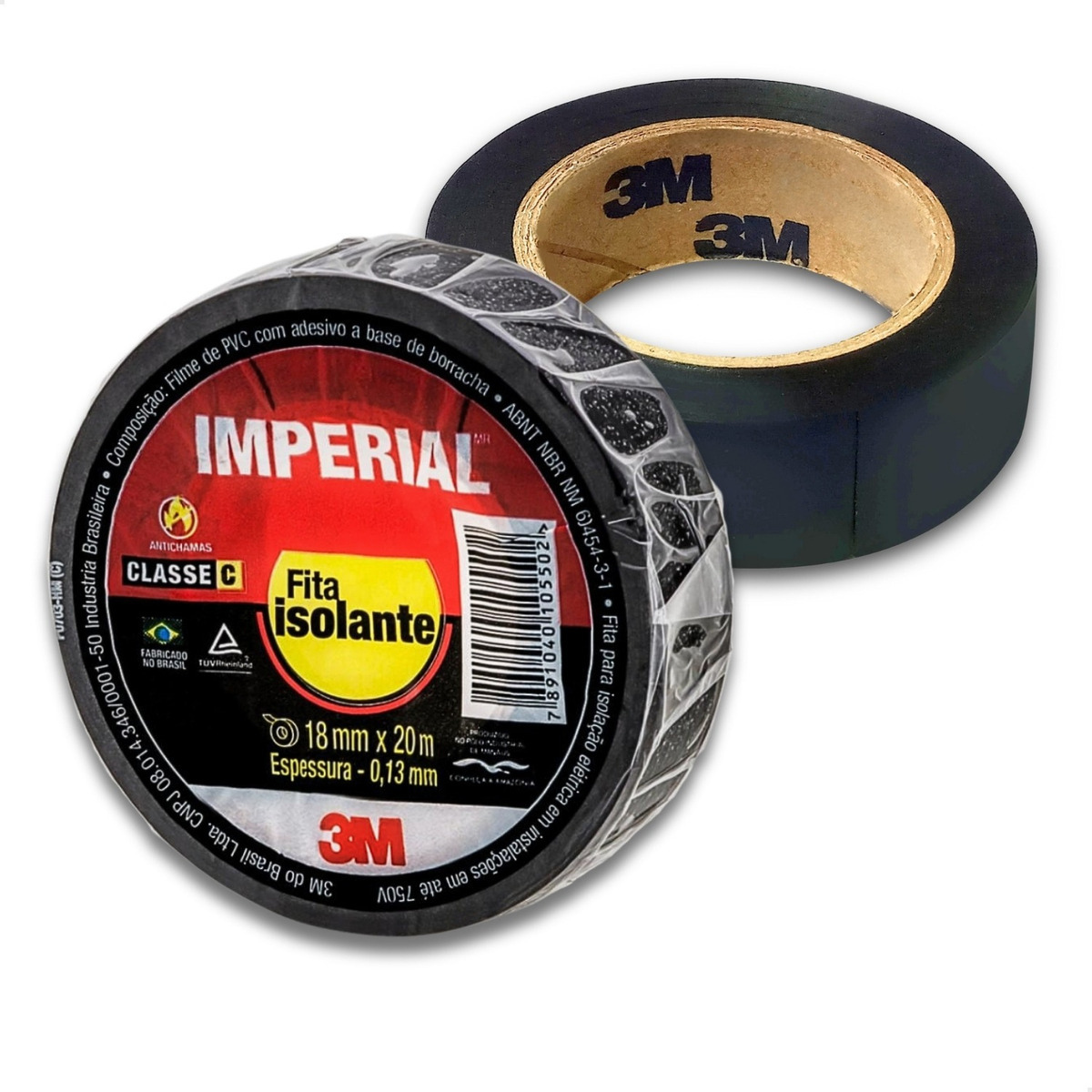 FITA ISOLANTE 3M IMPERIAL 20M PRETA