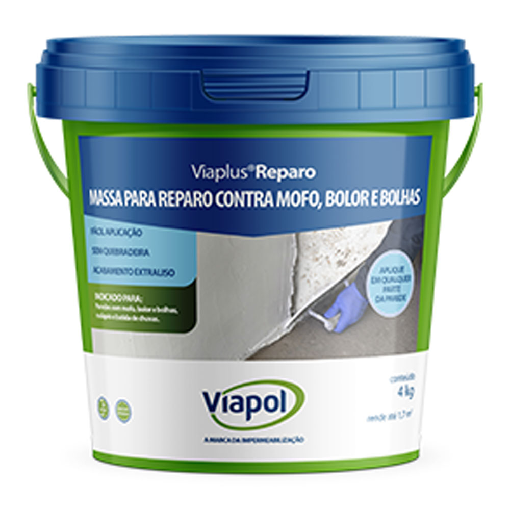 IMPERMEABILIZANTE VIAPOL VIAPLUS REPARO 4KG