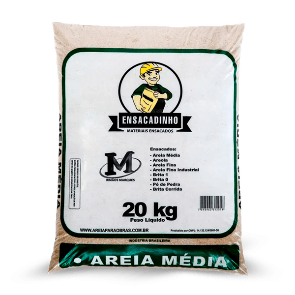 SACO AREIA MEDIA 20KG