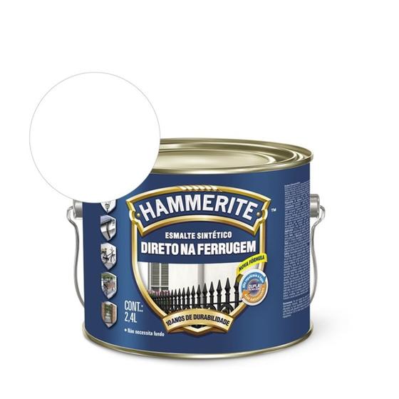 TINTA ESMALTE HAMMERITE DIRETO NA FERRUGEM 2,4L BRANCO