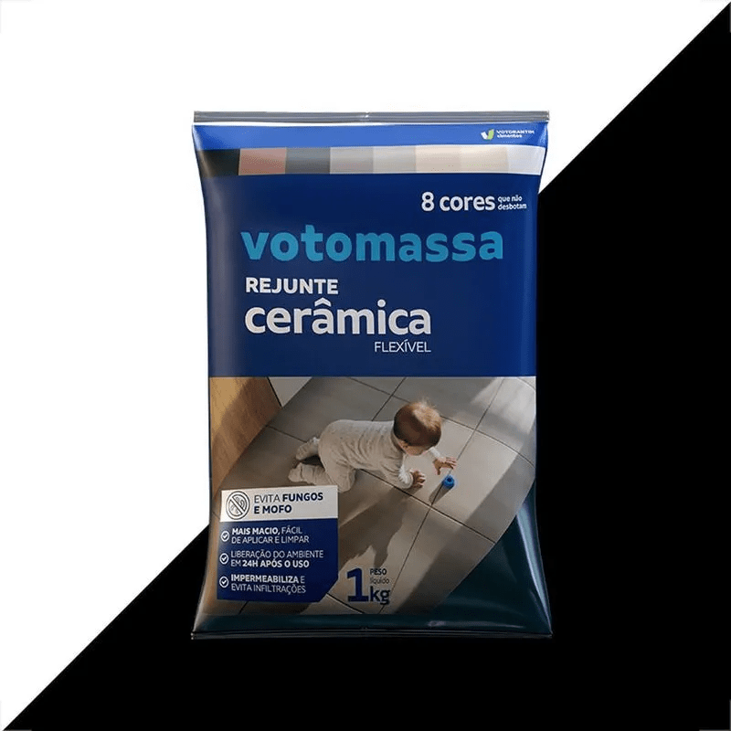 REJUNTE VOTOMASSA 1KG PRETO