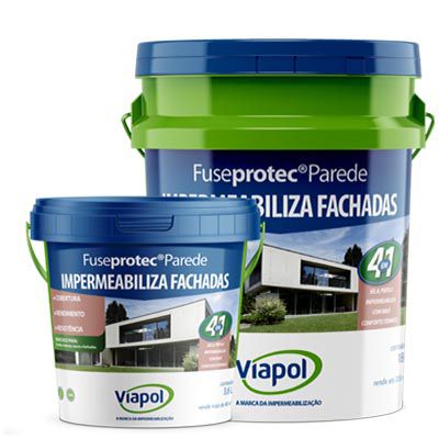 TINTA IMPERMEABILIZANTE VIAPOL FUSEPROTEC PAREDE 19KG