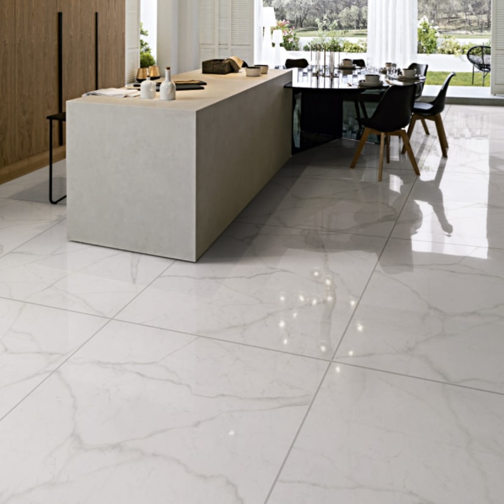 PISO KARINA 60X60 POLIDO 67004 ALTISSIMO CINZA