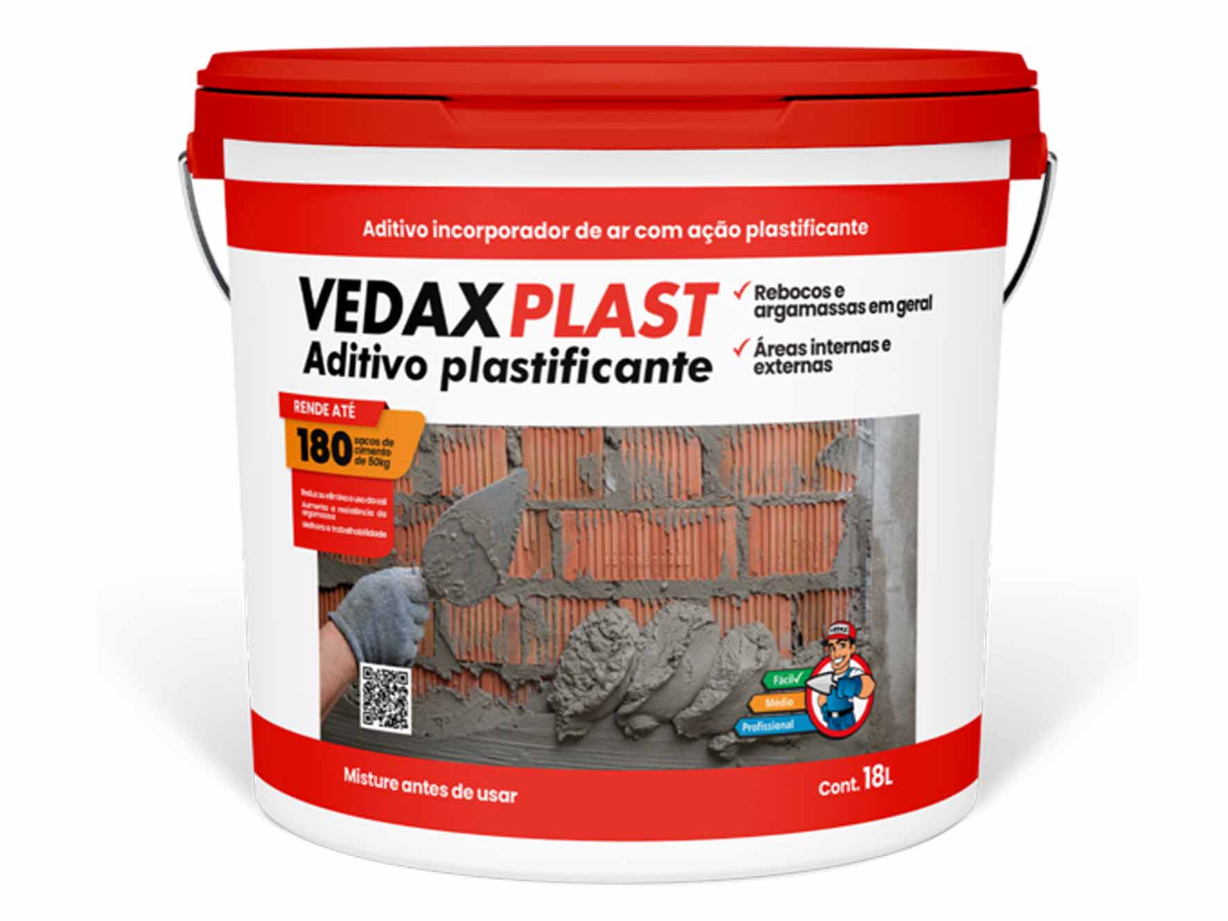 PLASTIFICANTE VEDAX PALST 18L