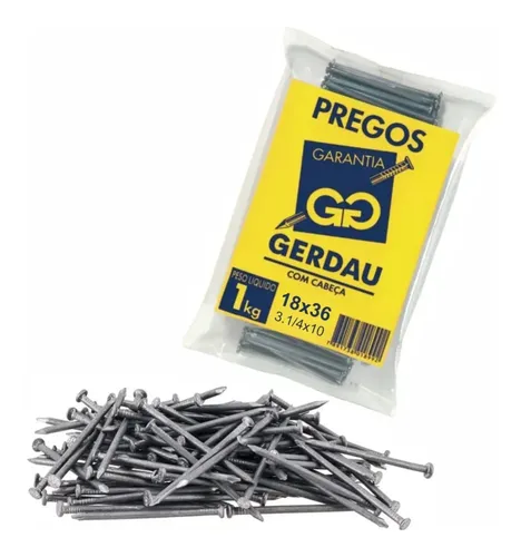 PREGO 18X36 POLIDO 1KG