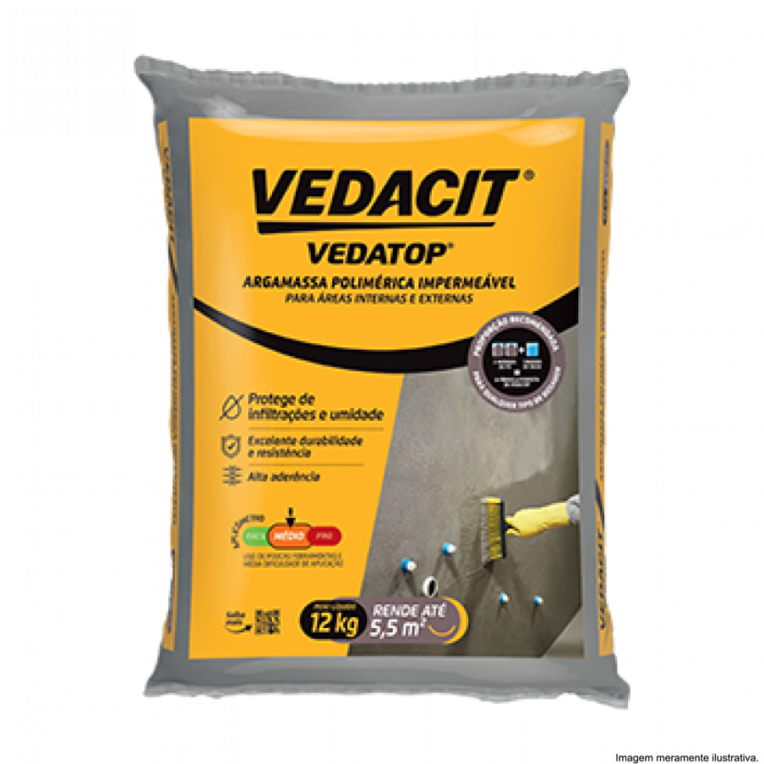 IMPERMEABILIZANTE VEDACIT VEDATOP 12KG / 18KG