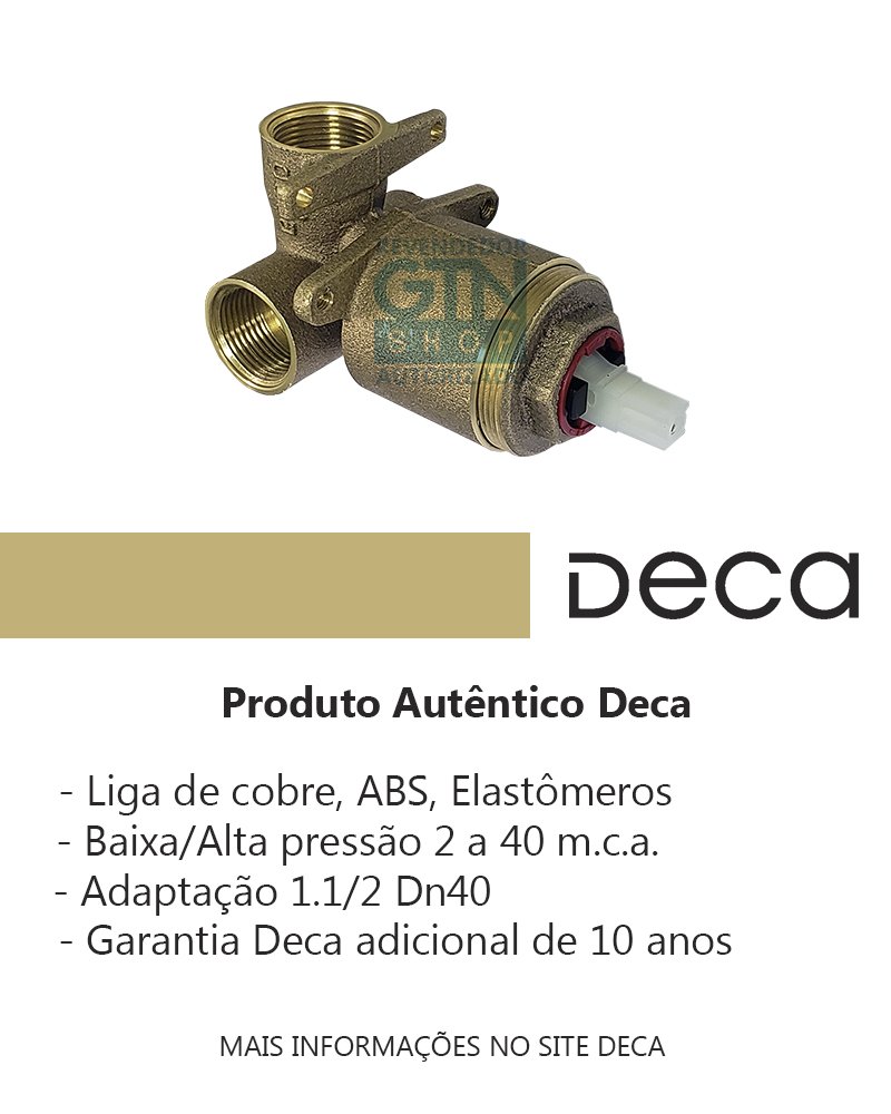 REGISTRO MONOCOMANDO DECA BASE CHUVEIRO