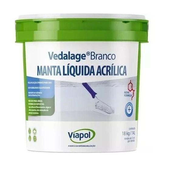 VEDALAJE VIAPOL 3,6 KG BRANCO ACRILICO MANTA LIQUIDA