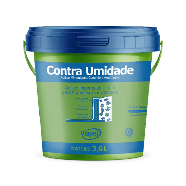 IMPERMEABILIZANTE VIAPOL CONTRA UMIDADE 3,6L