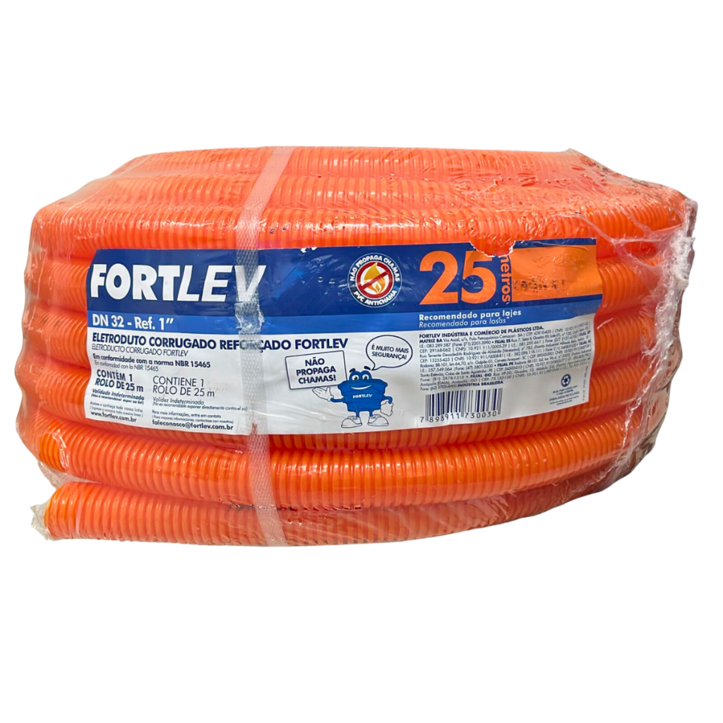 CONDUITE FORTLEV LARANJA 32MM 1 25M