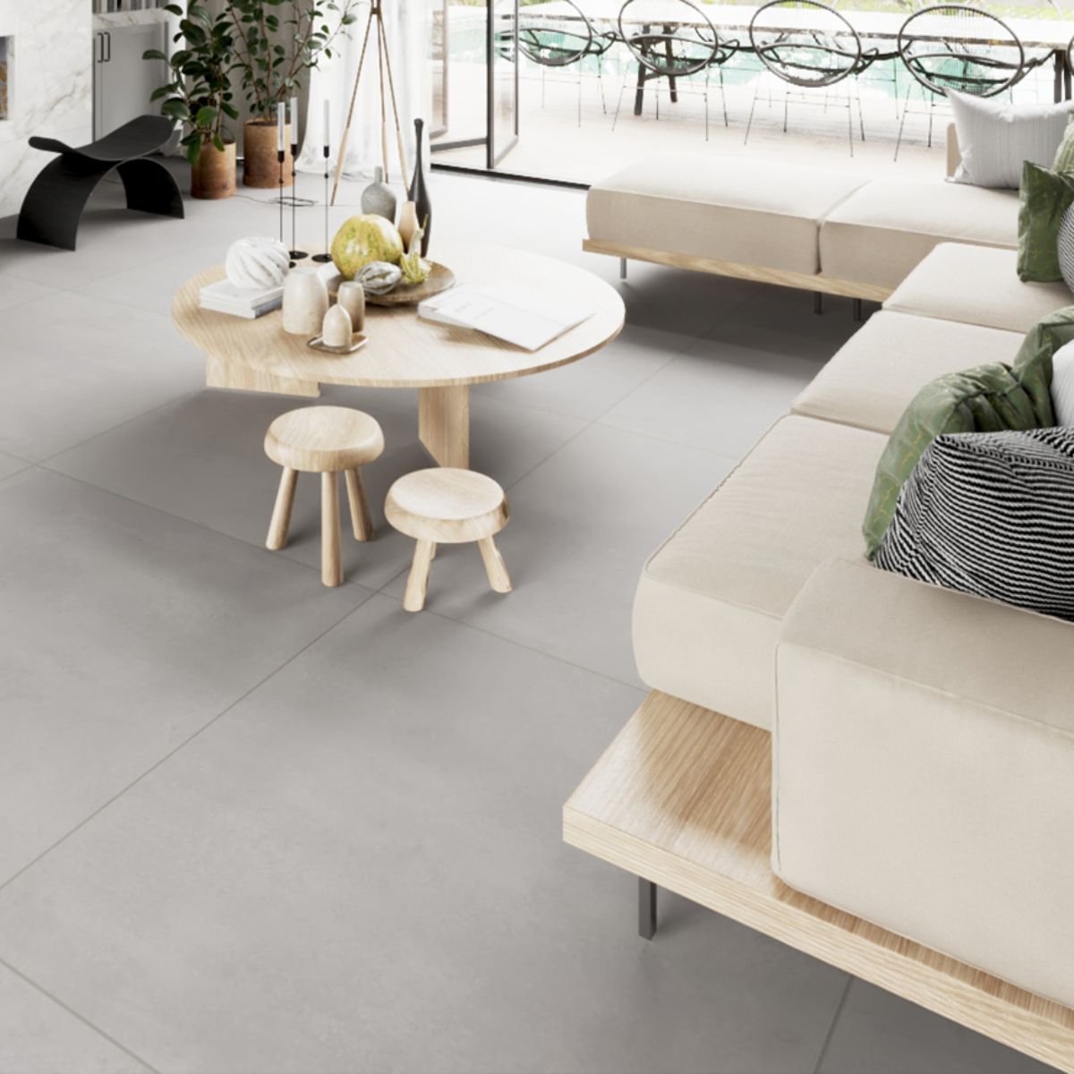 PORCELANATO DELTA NOVA 120X120 ACETINADO OBELISCO OFF WHITE