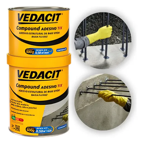 ADESIVO VEDACIT COMPOUND EPOXI 1KG