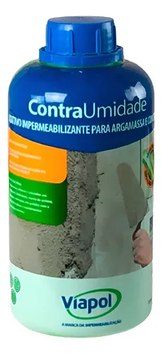 IMPERMEABILIZANTE VIAPOL CONTRA UMIDADE 1L