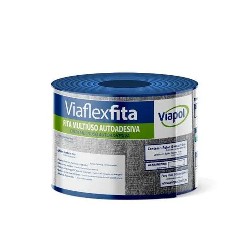FITA IMPERMEABILIZANTE VIAPOL 10CM 10M