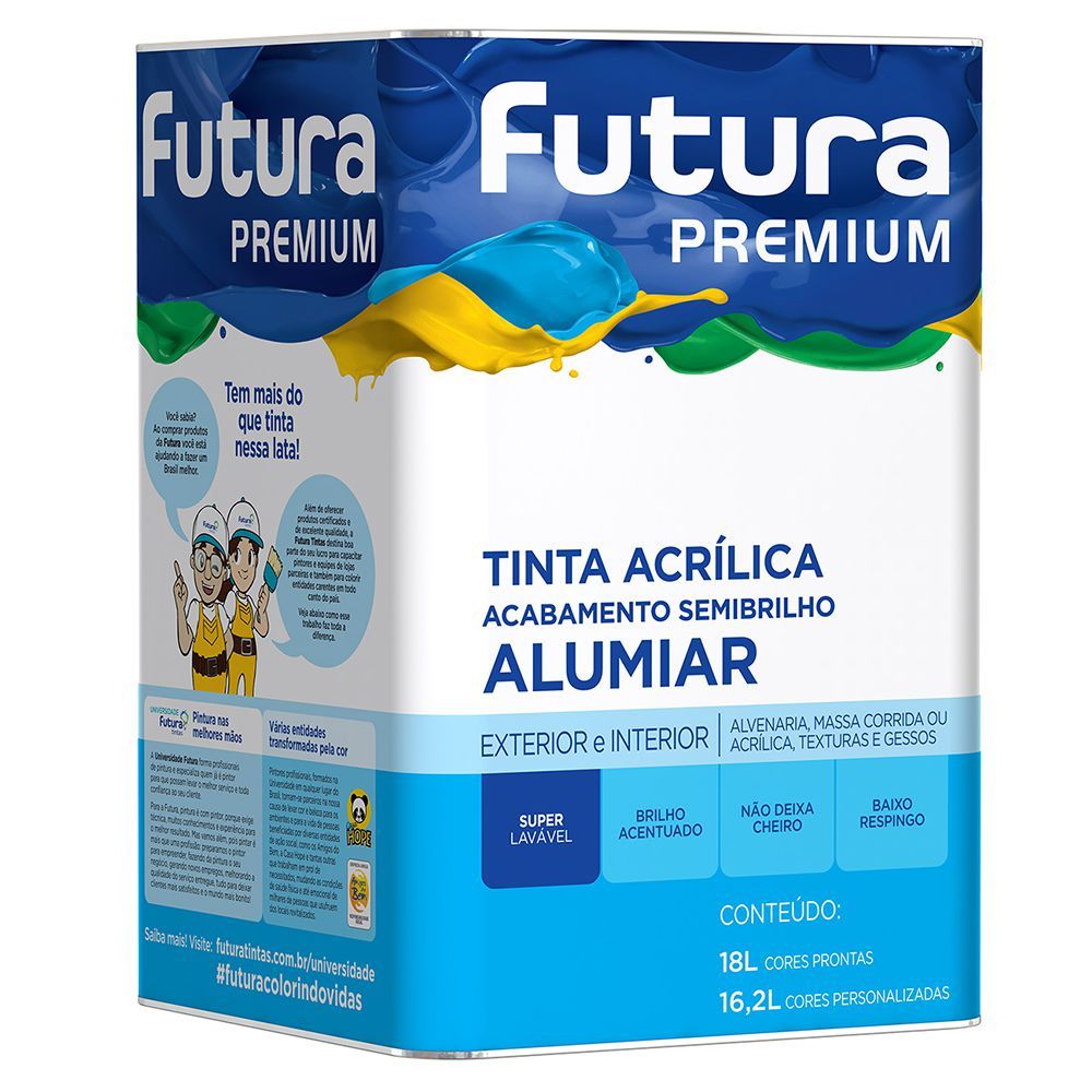 TINTA ACRILICA DURAMAIS RENDE+ 18L BRANCO
