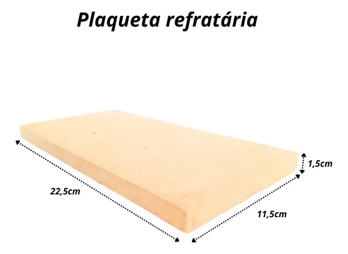 PLAQUETA REFRATARIO